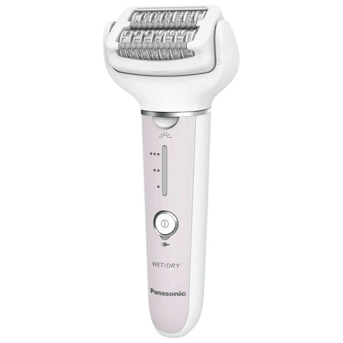 Panasonic ES-EY80-P503 Epilatore elettrico 60 pinzette wet and dry 3 velocita' testina oscillante illuminazione integrata colore Rosa