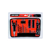 Black+Decker set per Foratura e Avvitatura con Cacciavite a Cricchetto in Astuccio