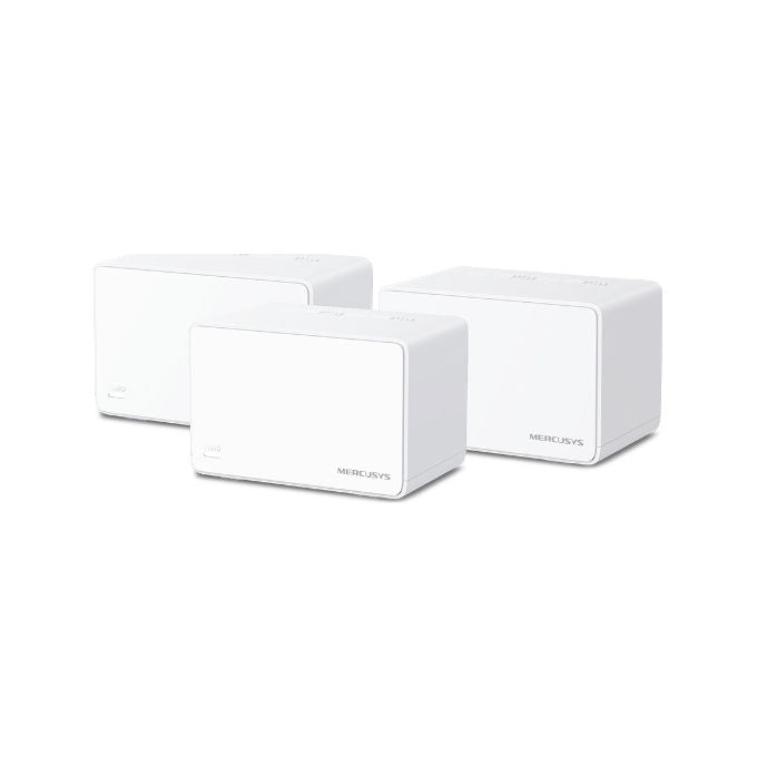 Mercusys HALO H80X(3-PACK) Sistema Mesh Wi-Fi 6 Dual-band 3000 Mbit-s 3 unita' incluse colore Bianco