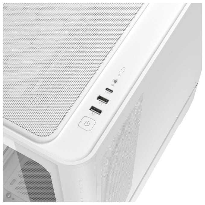 Asus 90DC0113-B19000 PRIME AP304 TG ARGB Case PC Middle-tower con pannello in vetro temprato e 4 ventole ARGB 120 mm colore Bianco
