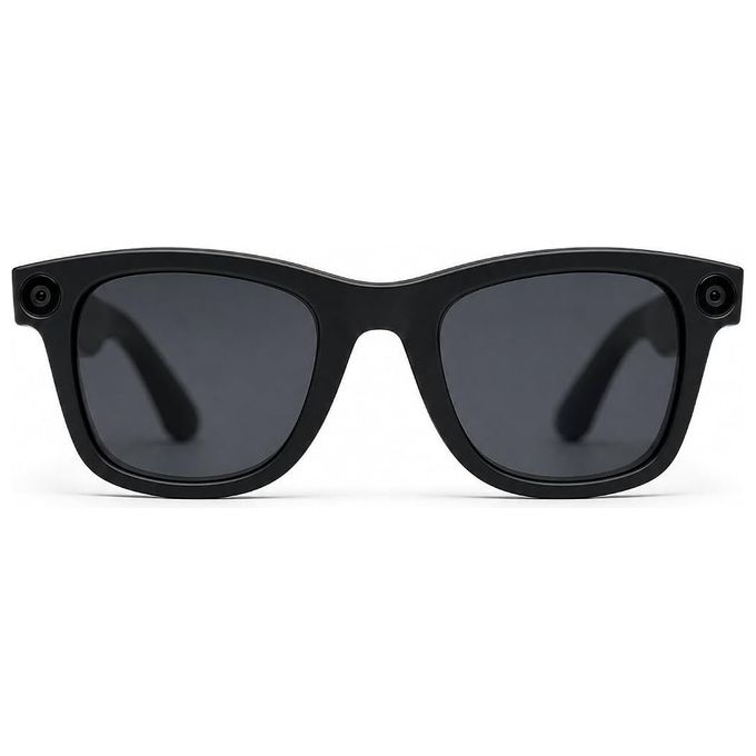 Nilox SMART AI GLASSES WITH CAMERA Occhiali Smart Fotocamera 8 MP Video Full HD 1080p Audio Open-Ear Batteria 220 mAh Lenti Intercambiabili colore Nero