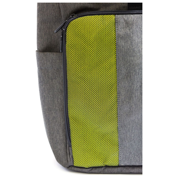 Ninebot by Segway AA.00.0010.52 Zaino per Laptop fino a 15.6'' 3 Scomparti Poliestere Resistente all'Acqua colore Grigio Giallo