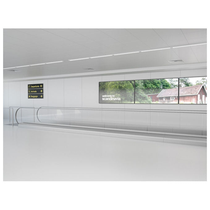 Multibrackets 7000 Supporto per Display Espositivi 2x 68 6 81 3 Pollici VESA 75x75 200x200 Fino a 30 Kg Colore Nero