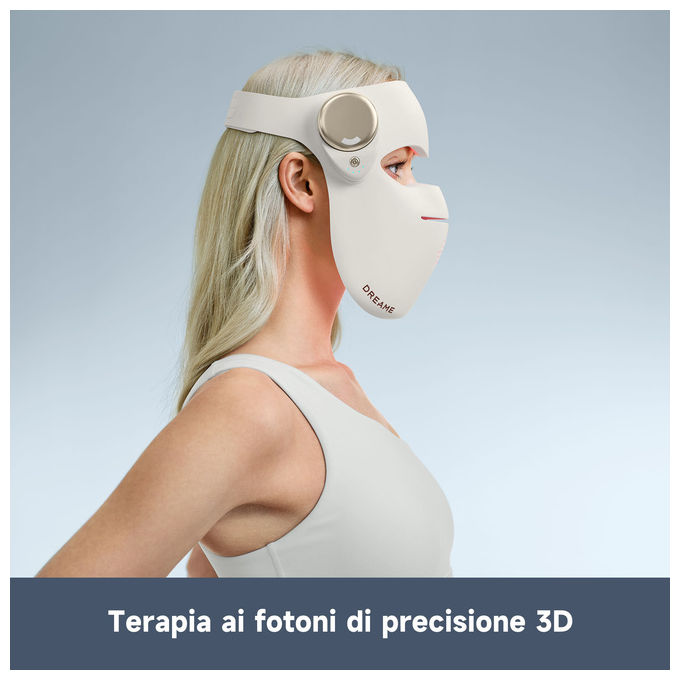 Dreame AB01A Chrona Maschera LED Terapia Luminosa Viso 280 LED 5 modalita' 60 min colore Beige