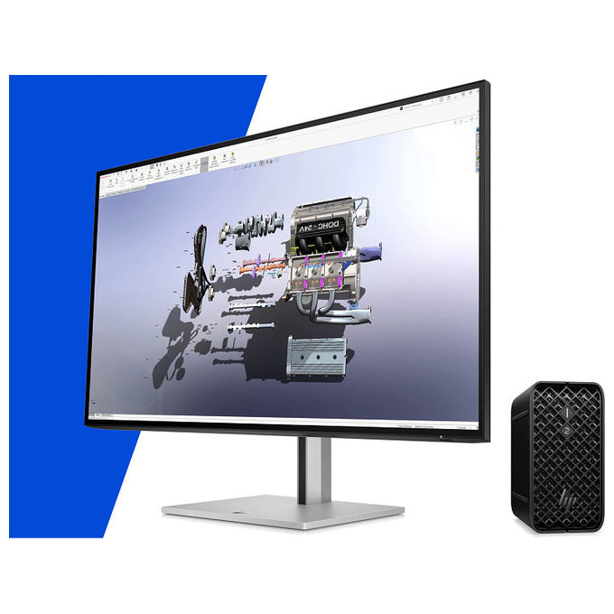 HP E26G4ET Mini PC Stazione di lavoro AI con Processore AMD 390 64 GB LPDDR5x-SDRAM 1 TB SSD Windows 11 Pro colore Nero