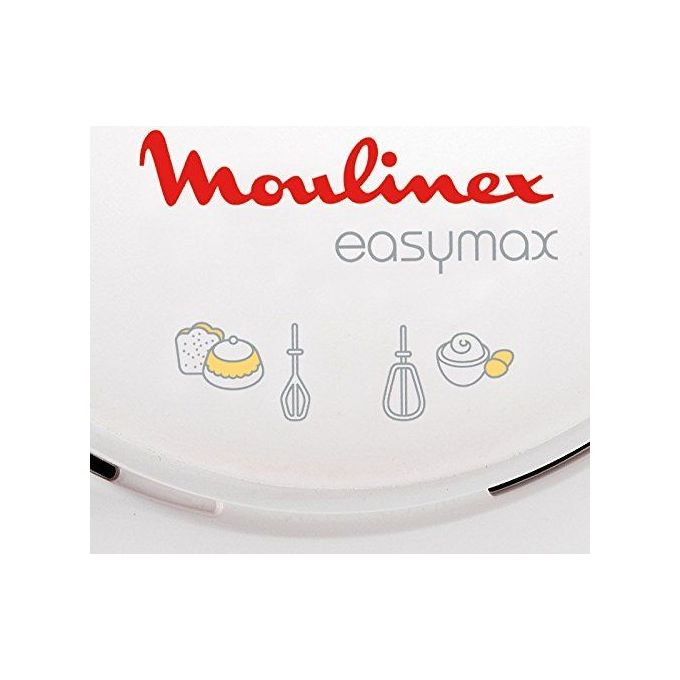 Moulinex ABM11A Easymax Sbattitore Elettrico con 2 Set di Fruste 2 Velocita' 200W Bianco