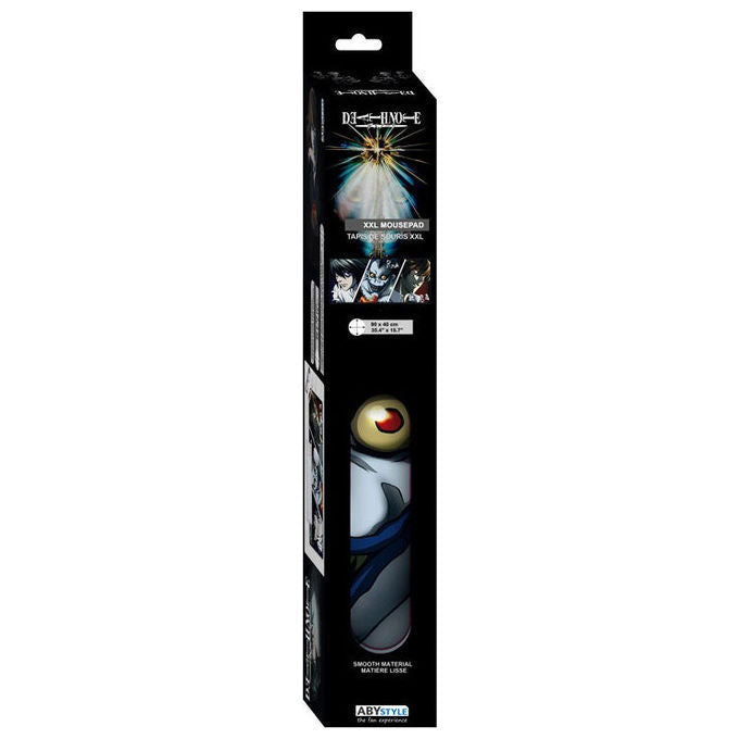 ABYstyle, Tappetino Mouse Gaming XXL, Death Note, 90x40 cm, Gomma Antiscivolo