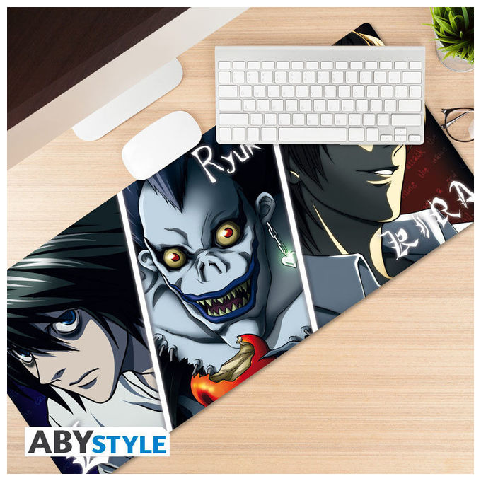 ABYstyle, Tappetino Mouse Gaming XXL, Death Note, 90x40 cm, Gomma Antiscivolo