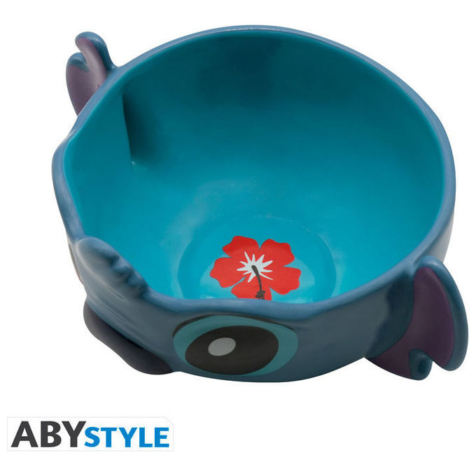 ABYstyle ABYBOL049 Disney Lilo and Stitch Ciotola 3D Testa di Stitch 500ml Dolomite colore Multicolore