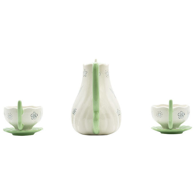 Abystyle Set Teiera e Tazze Disney Peter Pan Trilli Ceramica 1.2 L Teiera 200 ml Tazza