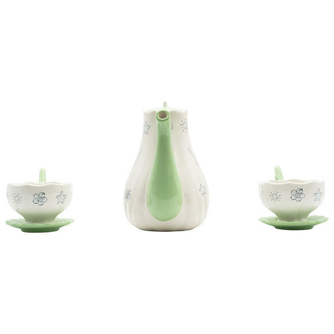 Abystyle Set Teiera e Tazze Disney Peter Pan Trilli Ceramica 1.2 L Teiera 200 ml Tazza
