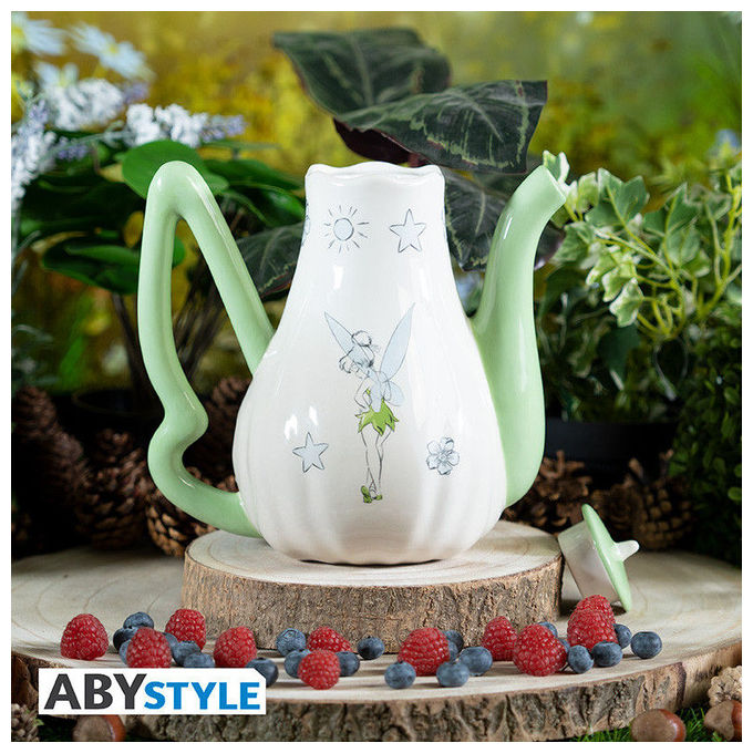 Abystyle Set Teiera e Tazze Disney Peter Pan Trilli Ceramica 1.2 L Teiera 200 ml Tazza