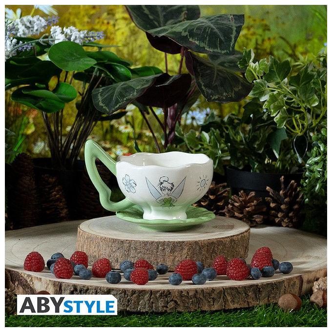 Abystyle Set Teiera e Tazze Disney Peter Pan Trilli Ceramica 1.2 L Teiera 200 ml Tazza