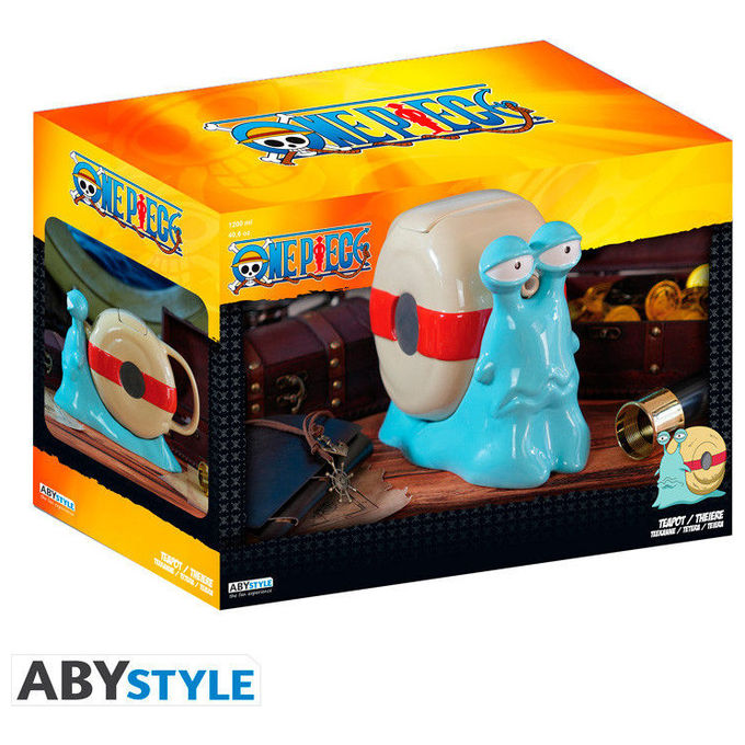 Abystyle One Piece Teiera Lumacofono Manga Anime Ceramica