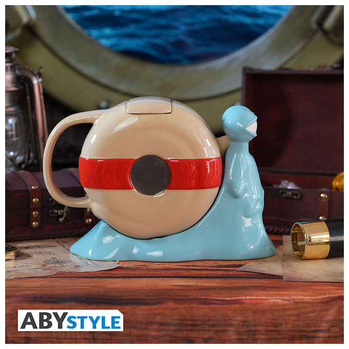 Abystyle One Piece Teiera Lumacofono Manga Anime Ceramica