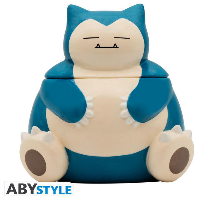 ABYstyle ABYTAB113 Pokémon Biscottiera Snorlax Ceramica 19 cm colore Multicolore