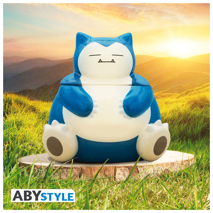 ABYstyle ABYTAB113 Pokémon Biscottiera Snorlax Ceramica 19 cm colore Multicolore