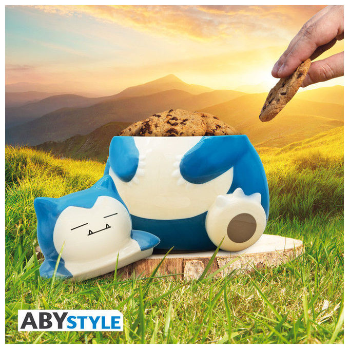 ABYstyle ABYTAB113 Pokémon Biscottiera Snorlax Ceramica 19 cm colore Multicolore