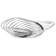 Alessi ACO03 Fruttiera Trinity in Acciaio Inossidabile Diametro 33 cm Altezza 8 cm colore Grigio