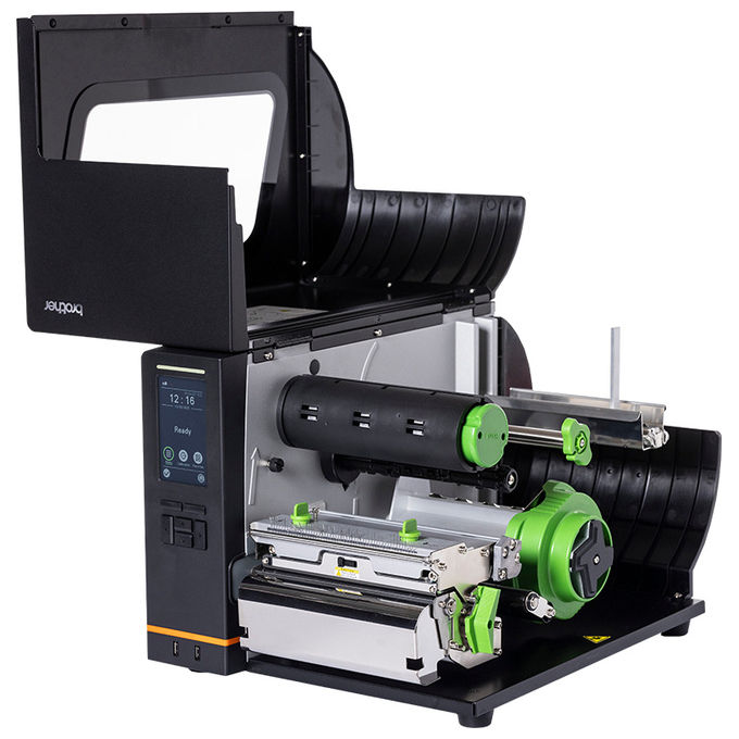 Brother TJ-6421TN Stampante per etichette Termica a trasferimento 203 DPI 304 mm-s colore Nero