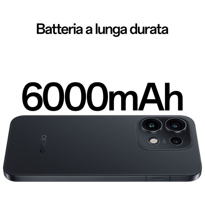 Oppo 110010237194 Reno16 Pro 5G AI Smartphone 200+50+50MP Tripla Fotocamera 50MP Selfie 6.32'' 120Hz AMOLED FHD+ 6000mAh 12GB RAM 512GB ROM colore Nero