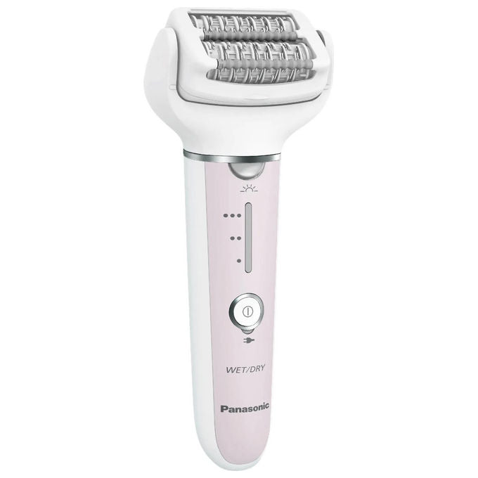Panasonic ES-EY80-P503 Epilatore elettrico 60 pinzette wet and dry 3 velocita' testina oscillante illuminazione integrata colore Rosa