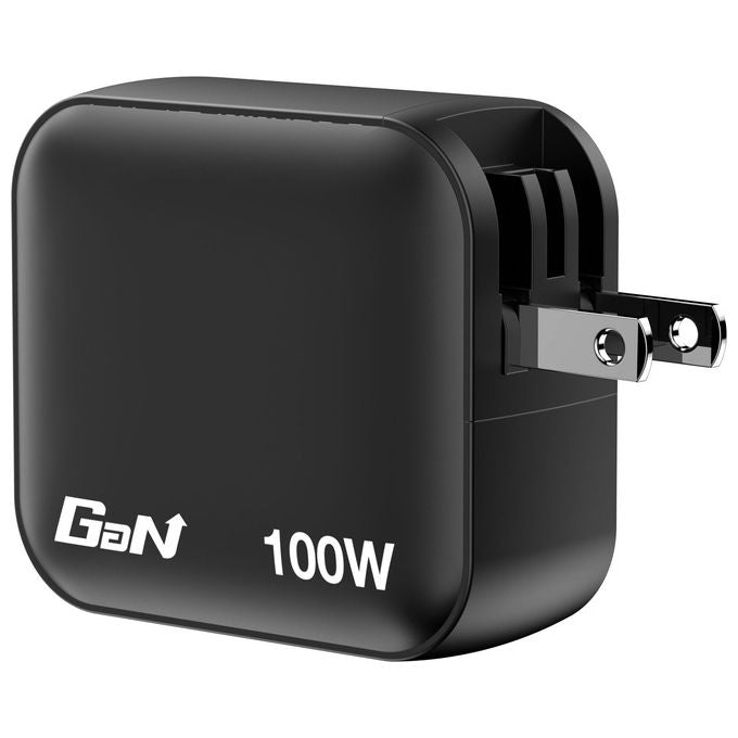 Verbatim ADP32230 Caricatore Mini GaN 100W 3 Porte USB-C USB-A Power Delivery 3.0 Quick Charge 3.0 colore Nero