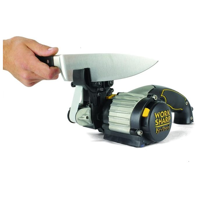 Work Sharp KEN ONION Affilacoltelli Elettrico a Nastro 330W Angolo Regolabile 15-30° per Coltelli Forbici e Utensili