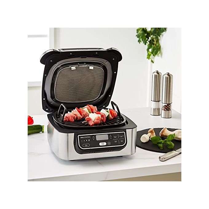 Ninja AG301EU Grill e Friggitrice ad Aria 5 Funzioni di Cottura 5.8 Litri Nero