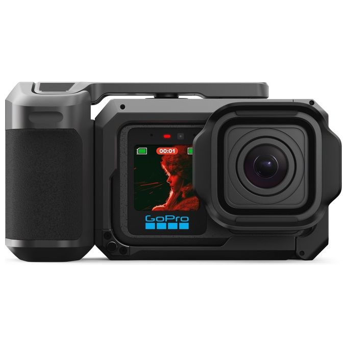 GoPro AGGRP-001 Point-and-Shoot Grip Impugnatura Ergonomica in Metallo per MISSION 1 Serie colore Nero