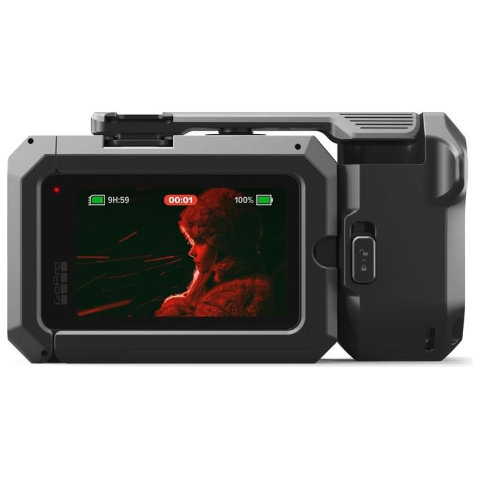 GoPro AGGRP-001 Point-and-Shoot Grip Impugnatura Ergonomica in Metallo per MISSION 1 Serie colore Nero