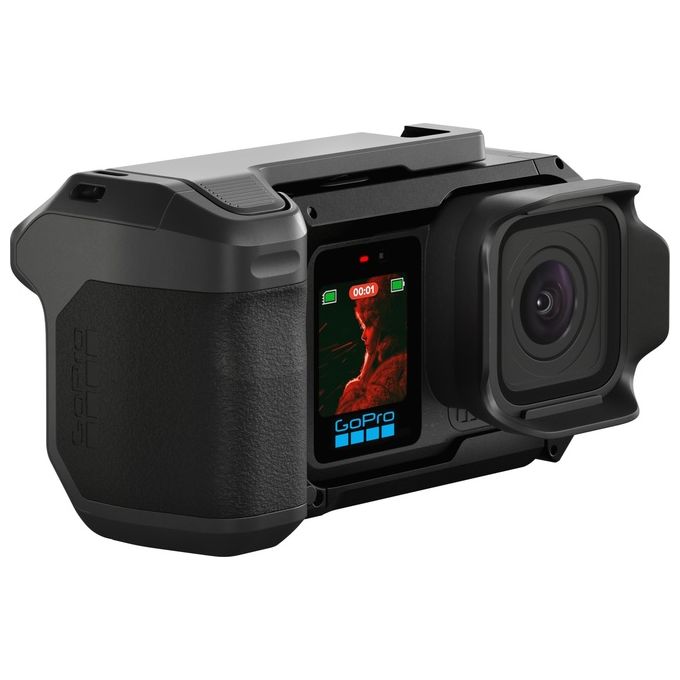 GoPro AGGRP-001 Point-and-Shoot Grip Impugnatura Ergonomica in Metallo per MISSION 1 Serie colore Nero