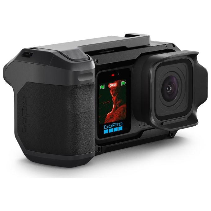 GoPro AGGRP-001 Point-and-Shoot Grip Impugnatura Ergonomica in Metallo per MISSION 1 Serie colore Nero