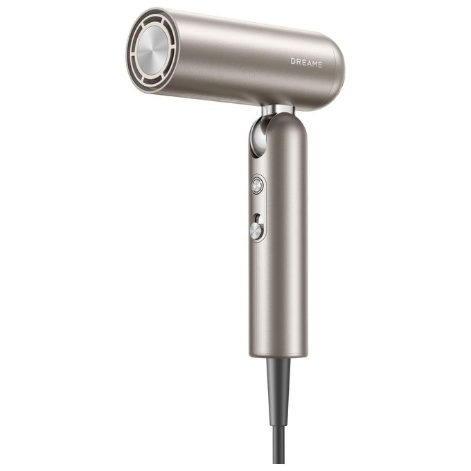Dreame AHD51 Pocket Pro 2 Asciugacapelli 1300 W Motore Digitale Ioni Negativi 5 Temperature Accessori Magnetici colore Oro
