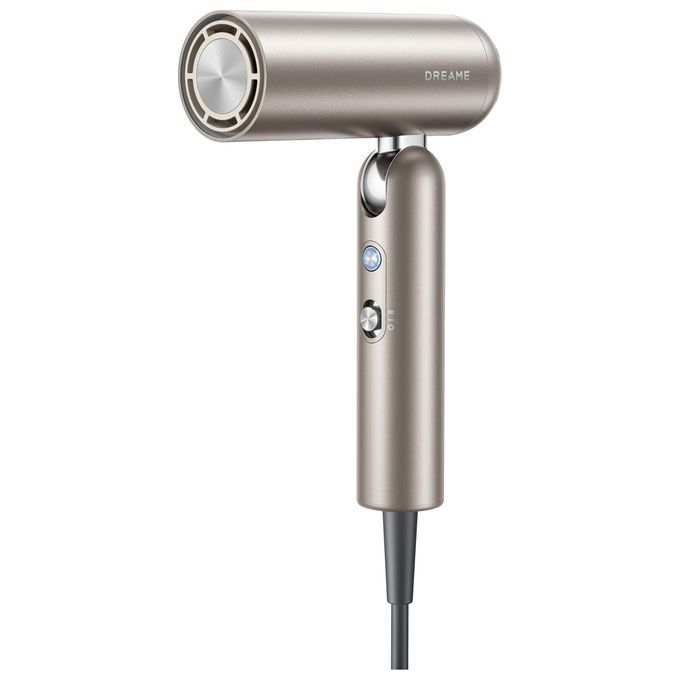 Dreame AHD51 Pocket Pro 2 Asciugacapelli 1300 W Motore Digitale Ioni Negativi 5 Temperature Accessori Magnetici colore Oro