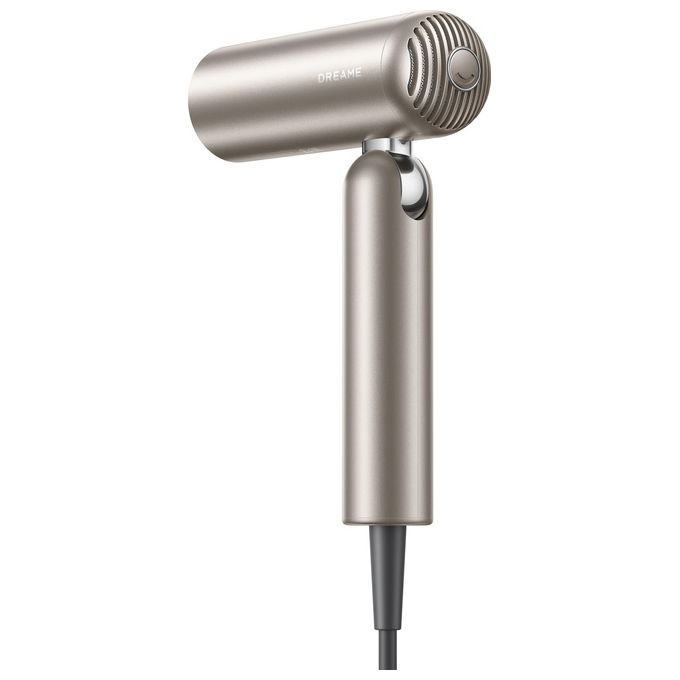 Dreame AHD51 Pocket Pro 2 Asciugacapelli 1300 W Motore Digitale Ioni Negativi 5 Temperature Accessori Magnetici colore Oro
