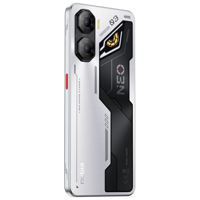 Nubia NUBIANEO25SLV Neo 3 AI Smartphone 5G 6.8'' 8 GB RAM 256 GB AMOLED 120 Hz 50 MP 6000 mAh colore Cyber Silver