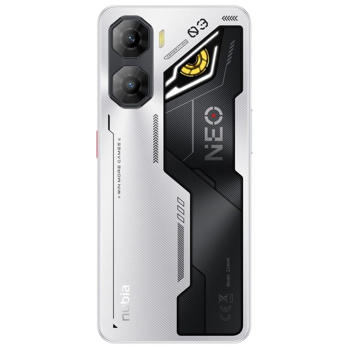 Nubia NUBIANEO25SLV Neo 3 AI Smartphone 5G 6.8'' 8 GB RAM 256 GB AMOLED 120 Hz 50 MP 6000 mAh colore Cyber Silver