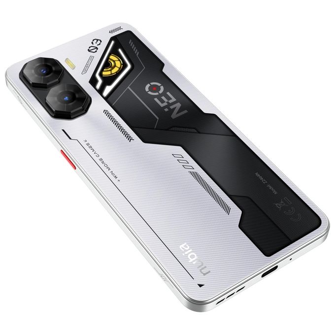 Nubia NUBIANEO25SLV Neo 3 AI Smartphone 5G 6.8'' 8 GB RAM 256 GB AMOLED 120 Hz 50 MP 6000 mAh colore Cyber Silver