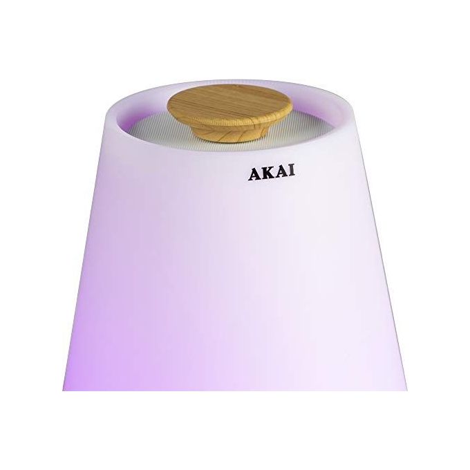 Akai AKBT80 Light Altoparlante Bluetooth Ricarica con Luce