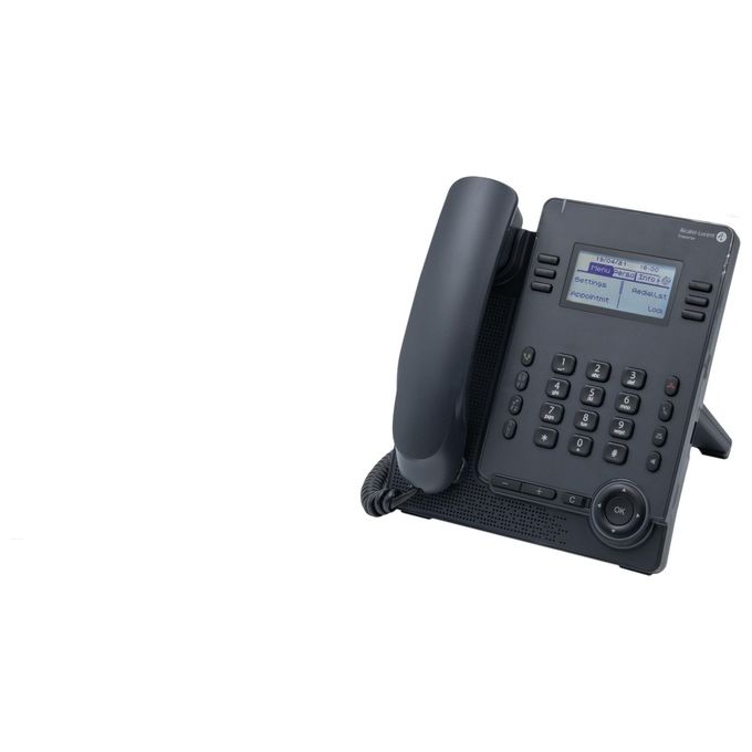 Alcatel-Lucent Enterprise ALE-20h, telefono IP ibrido digitale, display LCD 2.8'', vivavoce full duplex, PoE, USB-C, Fast Ethernet, grigio