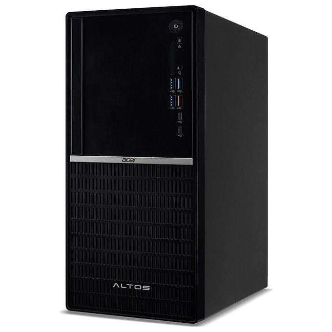 Acer L0TET.00M Altos P10 Desktop Intel Core i7-14700 32GB DDR5 1TB SSD Windows 11 Pro Scheda Video RTX 5070 12GB Bluetooth WiFi VGA HDMI DisplayPort 8 USB 1 USB-C colore Nero