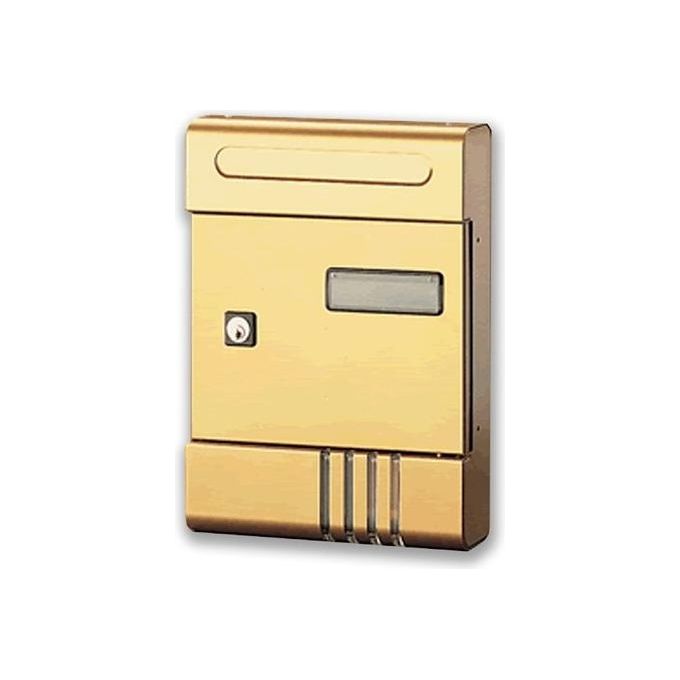 Alubox 47255 Serie SE Cassetta Postale in Alluminio per Esterni Componibile con Serratura a Cilindro colore Bronzo