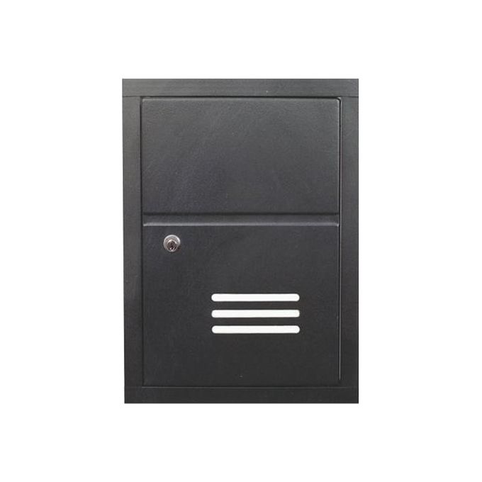 Alubox SC1 Sportello da Incasso in Alluminio Anodizzato per Esterno con Kit di Fissaggio colore Ghisa