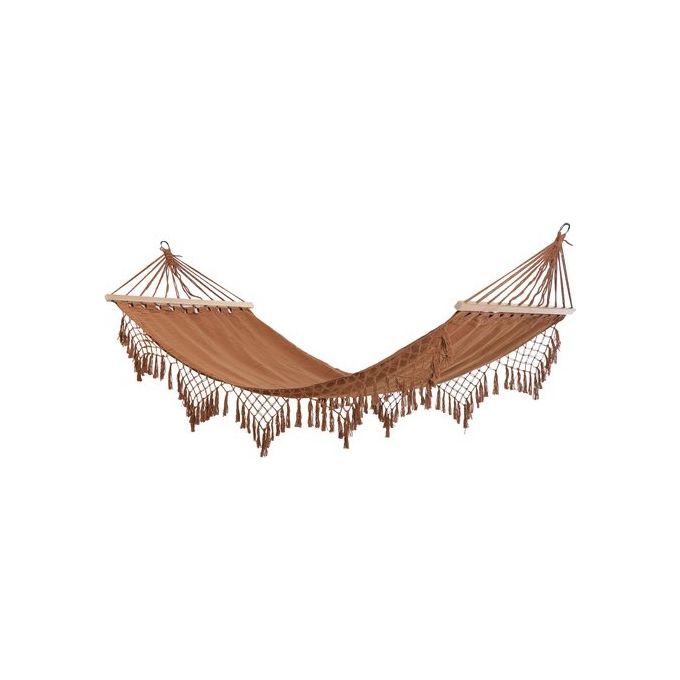 Moia 8013054829536 AM25 Amaca in Policotone 300 gr con Frange e Stecche in Legno 200x130 cm colore Assortito
