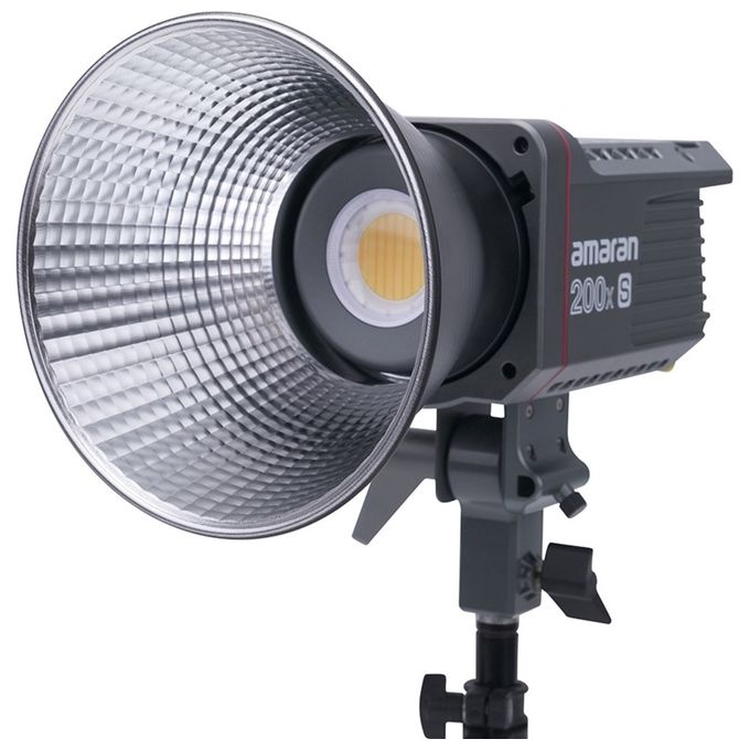 Aputure APM022DA13 Amaran 200d S Faretto LED per Videoripresa 200 W 5600 K CRI 96+ TLCI 99+ Bowens Mount Controllo App Sidus Link colore Nero