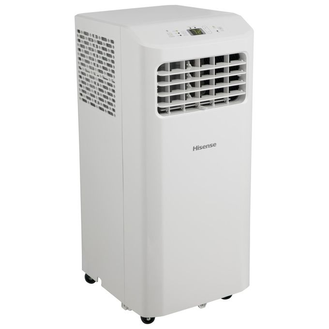 Hisense condizionatore portatile APC07KV, 7000 BTU, classe A, solo freddo, deumidificatore, 51 dB, 18 m², bianco