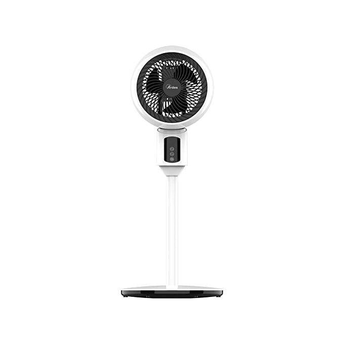 Ardes AR5CIR01 Ventilatore a piantana 3 velocita' telecomando oscillazione automatica testa inclinabile 87 cm colore Nero Bianco