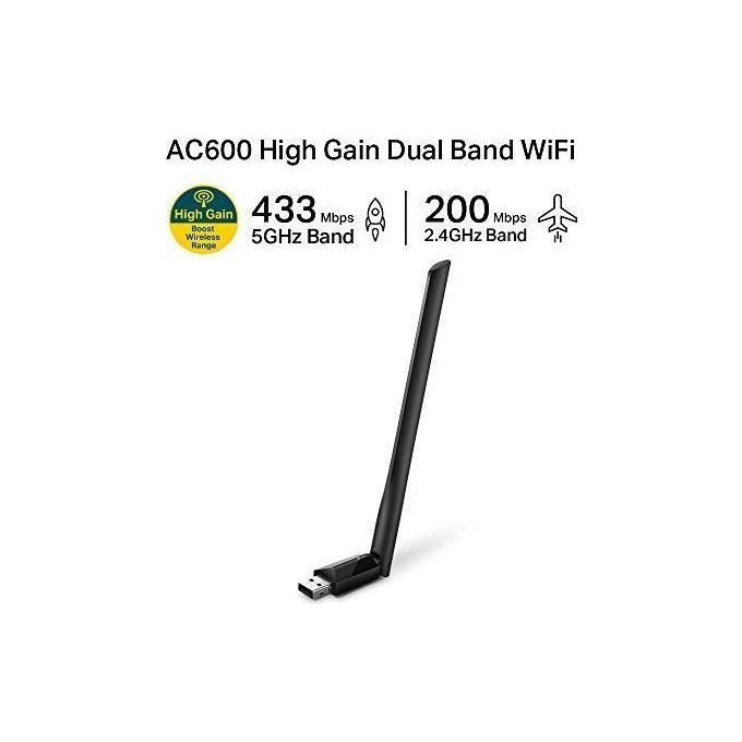 Tp-Link Archer T2U Plus Router Wireless WLan 600 Mbit-s Interno