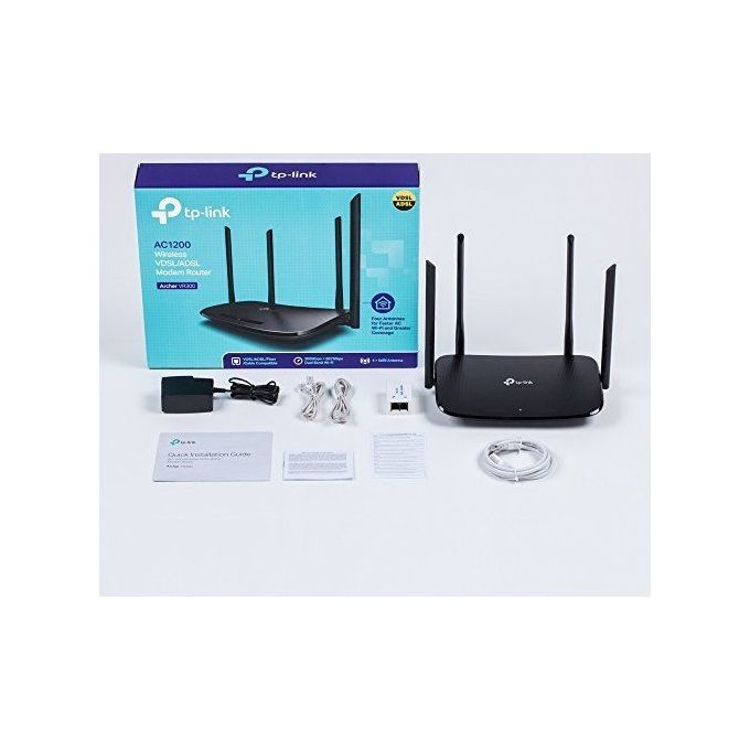 TP-Link Archer VR300 Modem Router Wireless AC1200 Dual Band Fibra-VDSL-ADSL-ADSL2+